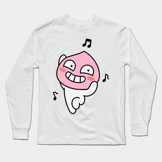 Funky Apeach Long Sleeve T-Shirt by smileyfriend